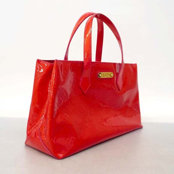 Louis Vuitton Vernis Wilshire PM Handbag M93643 Rose Pop Women's - Picture 2 of 9